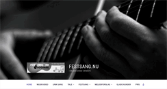 Desktop Screenshot of festsang.nu