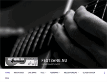 Tablet Screenshot of festsang.nu
